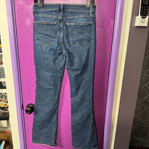 GAP Baby Boot Mid Rise Stretch Jeans Medium Wash Denim - Picture 6 of 9